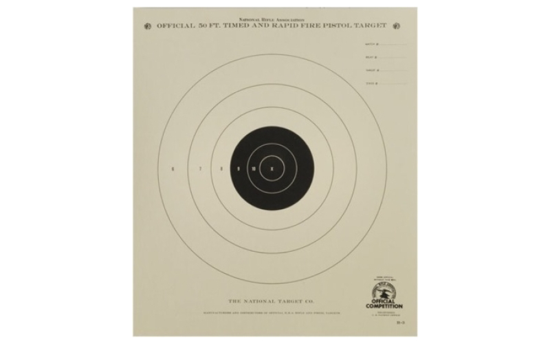 National Target B-3 tagets 100/pack