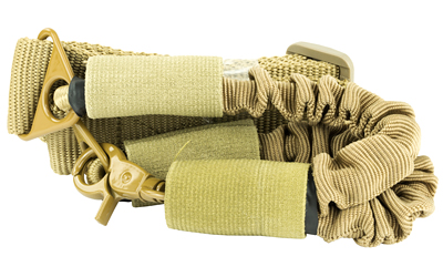 NcSTAR Single Point Sling, Tan, 30" Length (Fully Extended), Fits AR Style Single Point Yoke Rings AARS1PT
