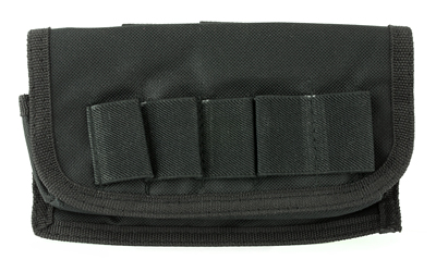 NcSTAR Shot Shell Pouch, Nylon, Black, MOLLE Straps for Attachment, Holds 17 Shot Shells CV12SHCB