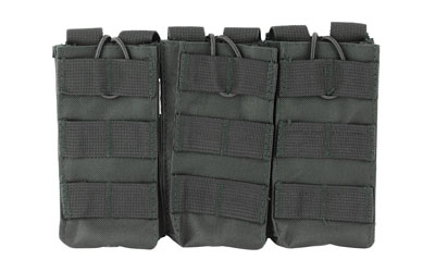 NcSTAR Triple AR Magazine Pouch, Nylon, Black, MOLLE Straps for Attachment, Fits Three AR Style Magazines CVAR3MP2928B