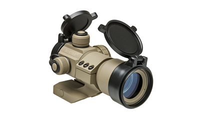 NcSTAR 35mm Dot Optic, Red/Green/Blue Dot, 35MM Objective, 3 MOA Dot, Matte Finish, Tan DRGB135T