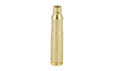 NcSTAR .223REM Laser Cartridge Bore Sighter, Brass Finish, Fits 223 Remington Chambers TLZ223