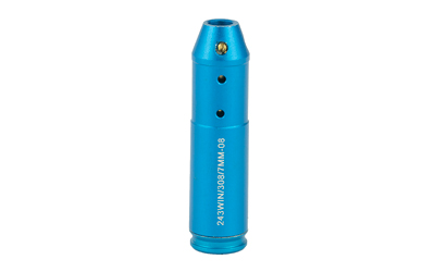 NcSTAR 308 Winchester Laser Cartridge Bore Sighter, Blue Finish, Fits 308 Winchester Chambers TLZ308