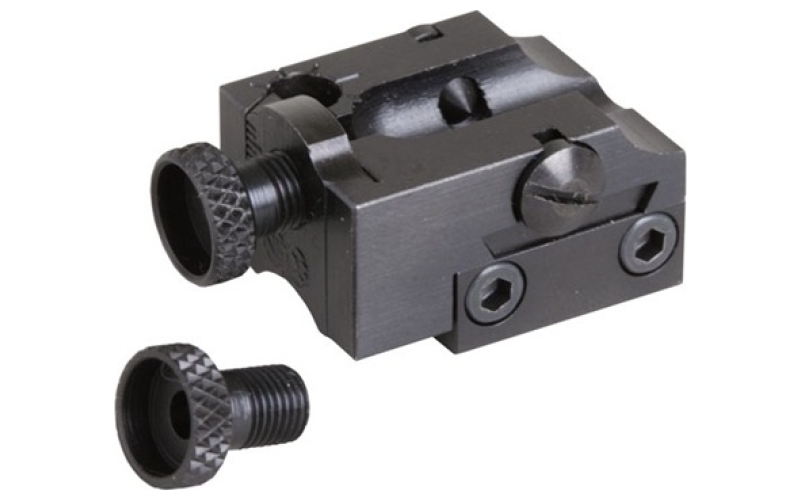 Necg Rifle adjustable peep rimfire receiver rear sight black