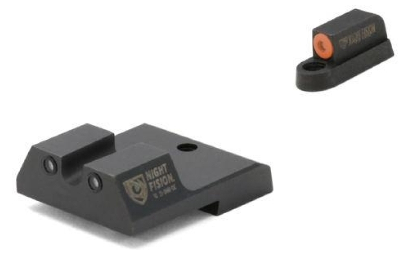 Perfect dot ns set w/orange front + u blk rear for cz-usa p-07 & p-09