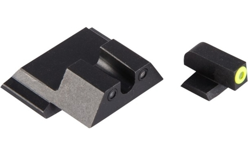 Night Fision S&w m&p m2.0, sd9/40 ve yellow front & blk u notch rear