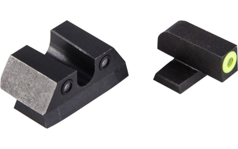 Night Fision Sig sauer p series 40/45 yellow front & black u notch rear