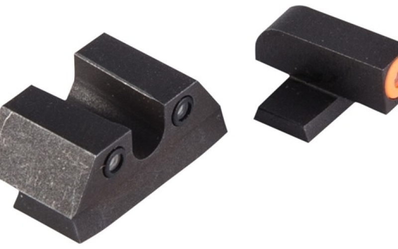Night Fision Sig p series 9mm/357 orange front & black u notch rear
