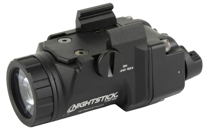 Nightstick TCM-365, Pistol Mounted Light, Fits SIG P365, Anodized Finish, Black, 650 Lumens, 4,612 Candela TCM-365