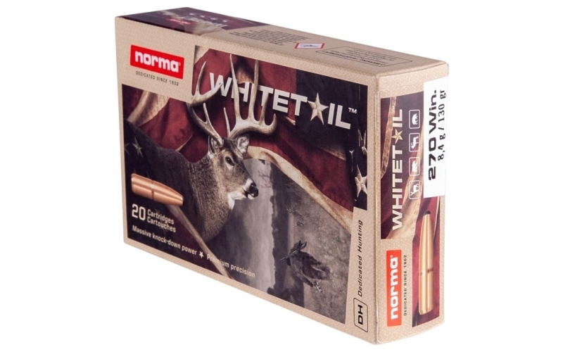 Norma 270 winchester 130gr penetrating soft point 20/box