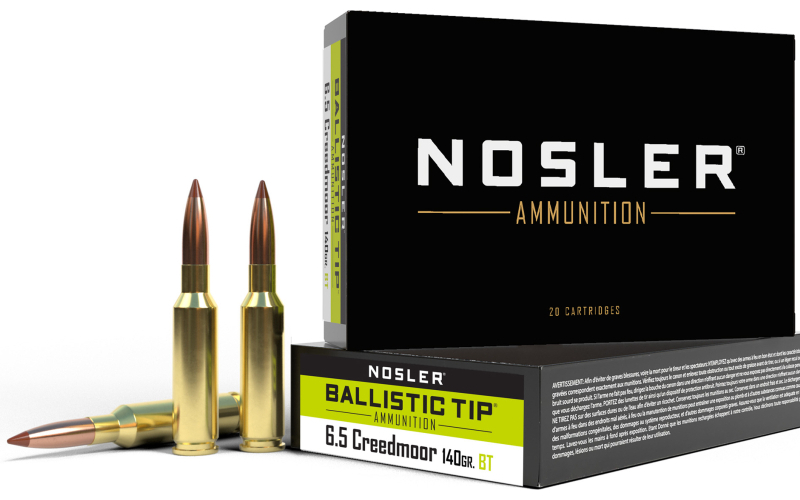 NOSLER 6.5 CREEDMOOR 140GR BT 20/180