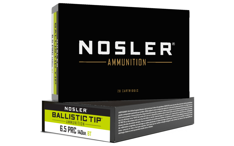 Nosler Match Grade, 6.5 Creedmoor, 140 Grain, Custom Competition Hollow Point Bullet, 20 Rounds Per Box 43455