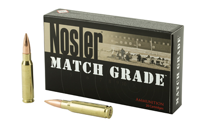 Nosler Rifle, 308 Winchester, 168 Grain, Custom Competition, 20 Round Box 60054