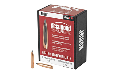 Nosler AccuBond Long Range, .264 Diameter, 6.5MM, 142 Grain, Spitzer Boat Tail, 100 Count 58922
