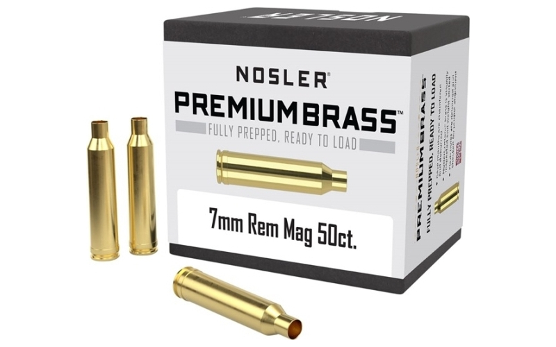 NOSLER 7mm remington magnum brass 50/box