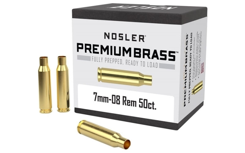 NOSLER 7mm-08 remington brass 50/box