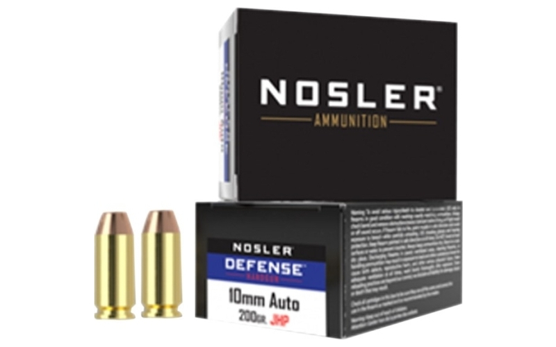 NOSLER 10mm auto200gr  jacketed hollow point 20/box