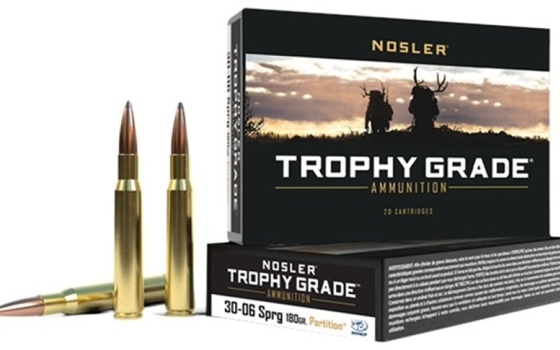 NOSLER 30-06 springfield 180gr partition spitzer 20/box