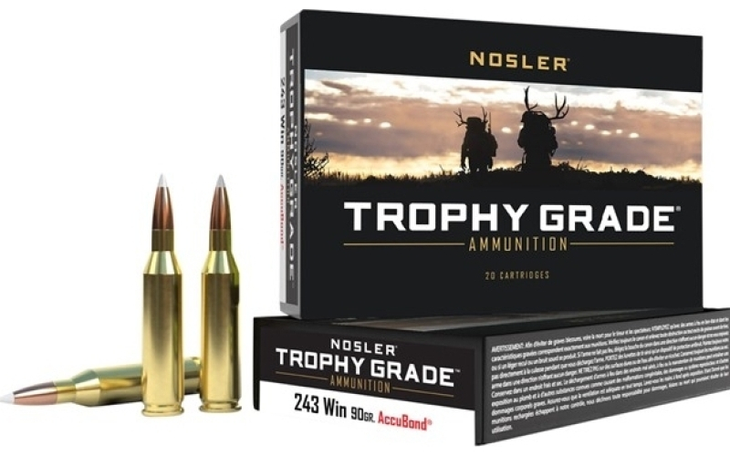 NOSLER 243 winchester 90gr accubond 20/box