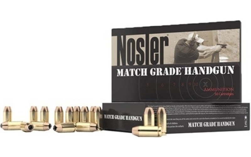 NOSLER Nosler match grade ammo 40 s&w 150gr jhp 50/bx