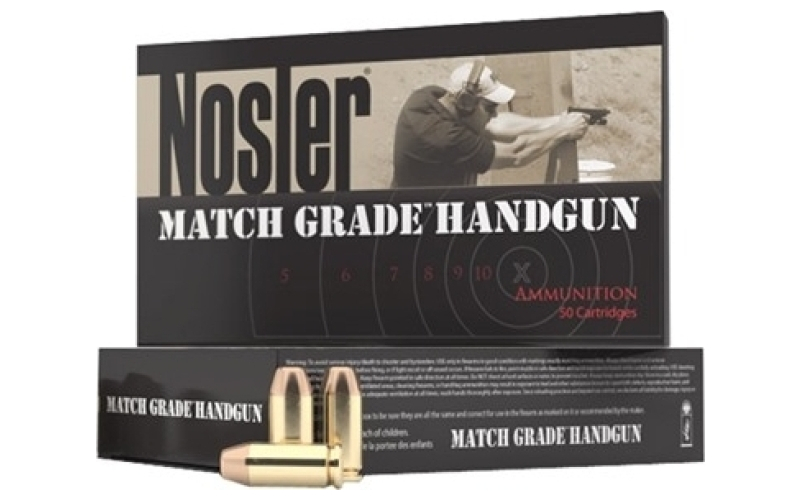 NOSLER Nosler match grade ammo 40 s&w 180gr jhp 50/bx