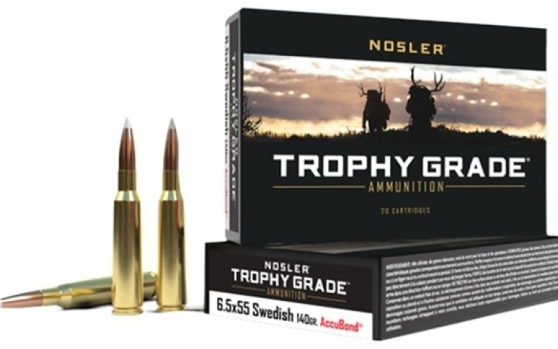 NOSLER 6.5x55 mauser 140gr accubond spitzer 20/box