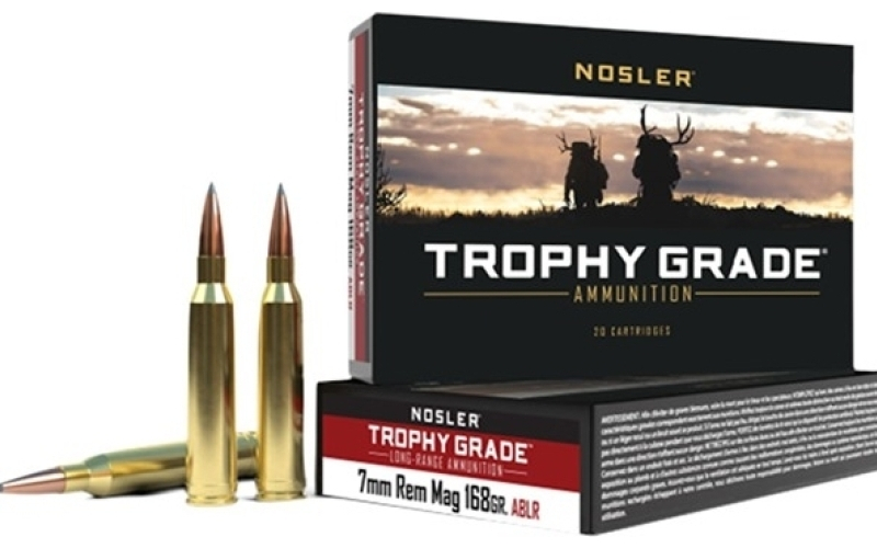 NOSLER 7mm remington magnum 168gr accubond long range spitzer 20/bx