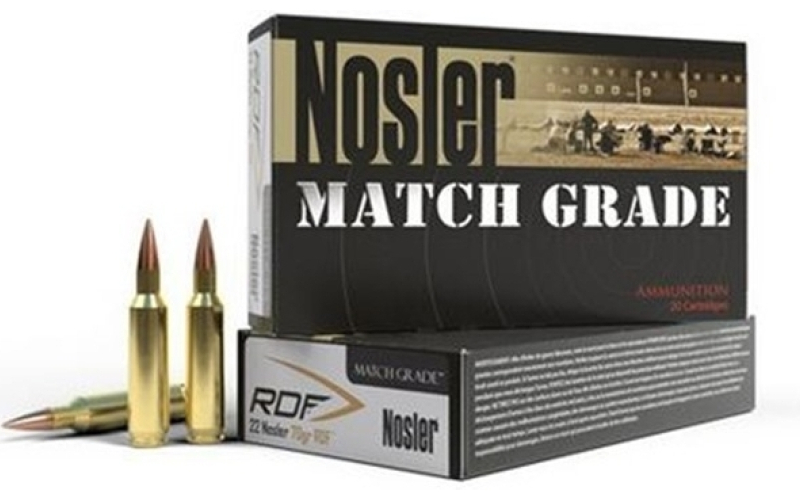 NOSLER Nosler ammo 22 nosler 70gr rdf hpbt (20 ct.)