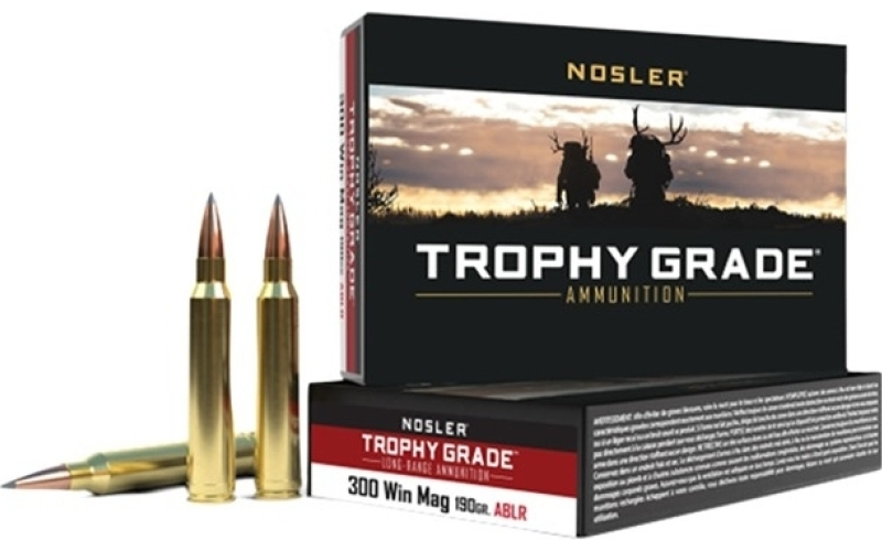 NOSLER 300 winchester magnum 190gr accubond long range spitzer 20bx