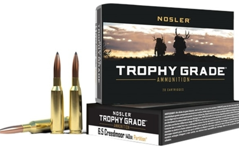 NOSLER 6.5mm creedmoor 140gr partition spitzer 20/box