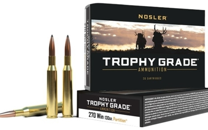 NOSLER 270 winchester 130gr partition spitzer 20/box