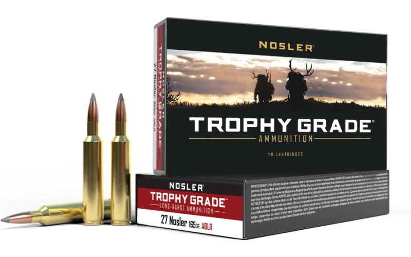 27 nosler 165gr ablr (20 ct.) ammunition