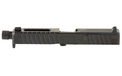 Noveske DM Slide, Noveske Barrel Threaded 1/2X28, DLC Finish, Black, Direct Mount Optics Ready, Fits GLOCK 17 Gen 4, Includes Noveske End Plate, Cover Plate w/Rear Sight, Front Sight 03002705