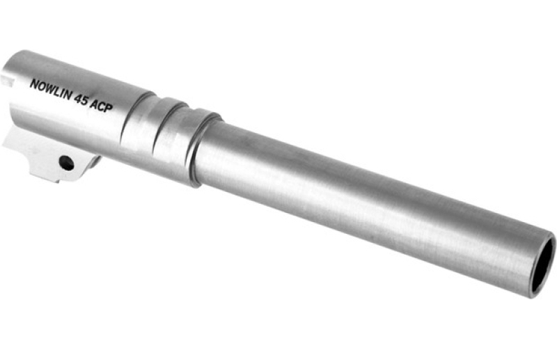 Nowlin 45acp stainless steel 1911 gunsmith barrel 5'' ramped