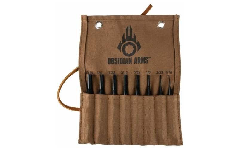 Obsidian Arms Standard drive pin 8 piece punch set