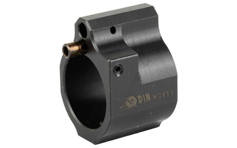 Odin Works Adjustable Low Profile Gas Block, Fits .936" Diameter Barrels, Nitride Finish, Black GB-ADJ-.936