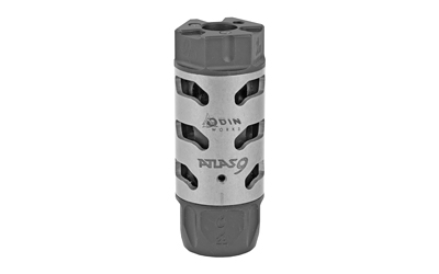 Odin Works Atlas 9, Muzzle Brake, 9MM, 1/2X28 Threaded, Stainless Steel MB-ATLAS-9-28
