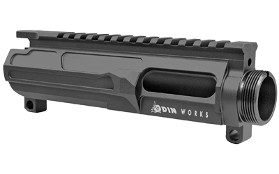 Odin Works 9MM Billet Upper Receiver, 9MM, Black, Fits AR-15, NO Forward Assist, Low Profile Brass Deflector UPPER-BILLET-9MM