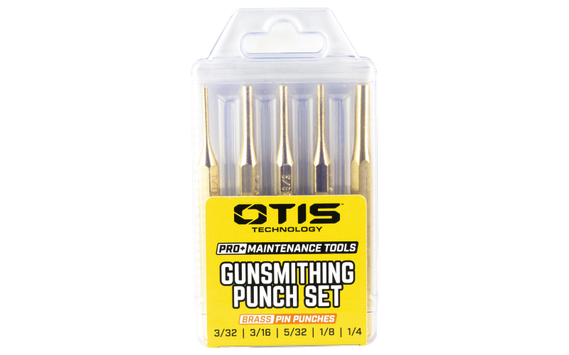Otis Technology Pro Plus, Gunsmithing Punch Set, Brass, 5 Piece FG-935