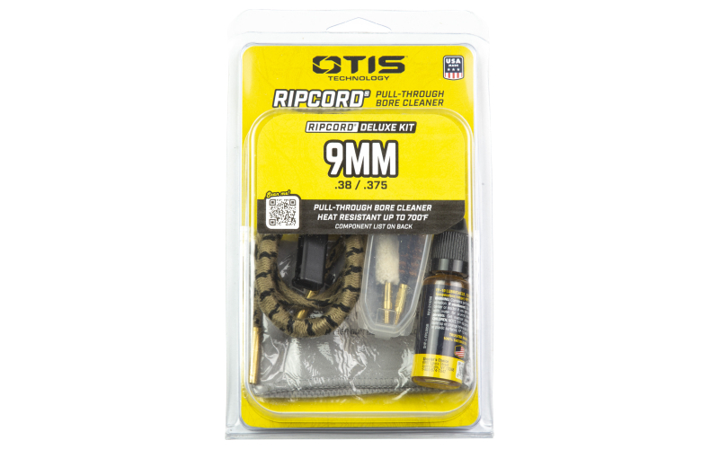 Otis Technology Ripcord Deluxe, Cleaning Kit, Fits 38Cal/9mm FG-RCD-9MM
