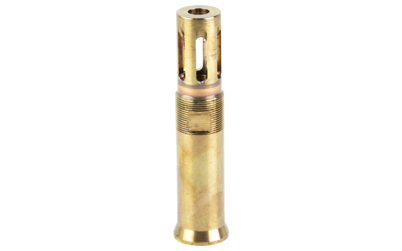 Otter Creek Labs Over The Barrel Flash Hider, 1/2X28, For Use with Ops Inc 12 Model, AEM5 and OCM5 Suppressors, Raw Heat Treat Finish, Gold OCL-802