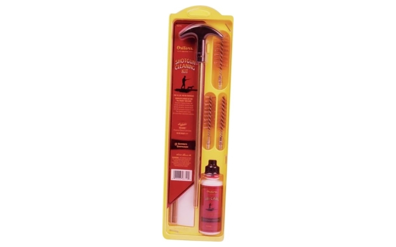 Outers Shotgun cleaning kit with brass cleaning rod 12/10 gauge