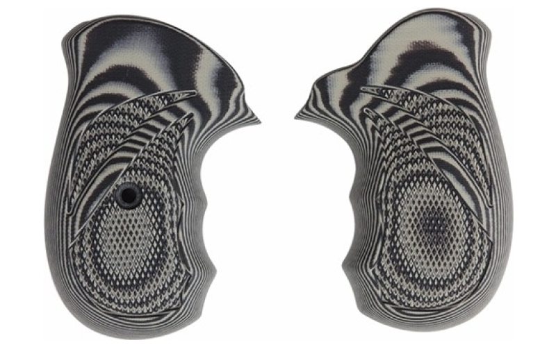 Pachmayr S&w j frame g10 grips grey/black checkered