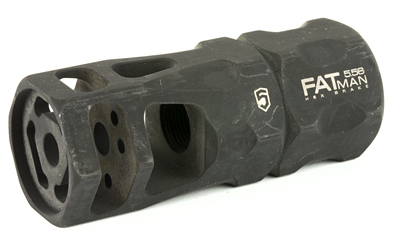Phase 5 Weapon Systems FATman Hex Brake, 1/2X28, Parkerized Finish, 223 Remington/5.56 NATO FATman-556