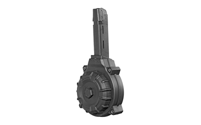 ProMag Industries Drum Magazine, 40 S&W, 50 Round, Fits Glock 22/23/27, Polymer, Black DRM-A19