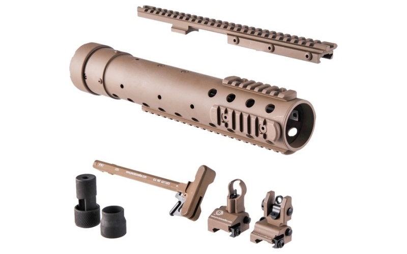 Precision Reflex, Inc. Mk 12 mod h gen iii diy kit w/pri rear sight recce rail fde