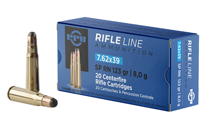 Prvi Partizan Rifle, 7.62X39, 123Gr, Pointed Soft Point, 20, 1000 PP739P