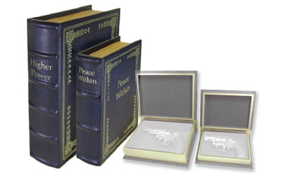 PS Products PS Products, Diversion Books, Small/Medium and Large Handguns, Set of 2, Black DB2BLK