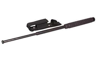 PS Products Expandable Baton, 21" Length, Rubber Handle, Black NS-21R