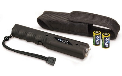 PS Products ZAP Stick with Light, Stun Gun, 800,000 Volts, 2x CR2 Batteries, Black Finish ZAPSTK800FBLK
